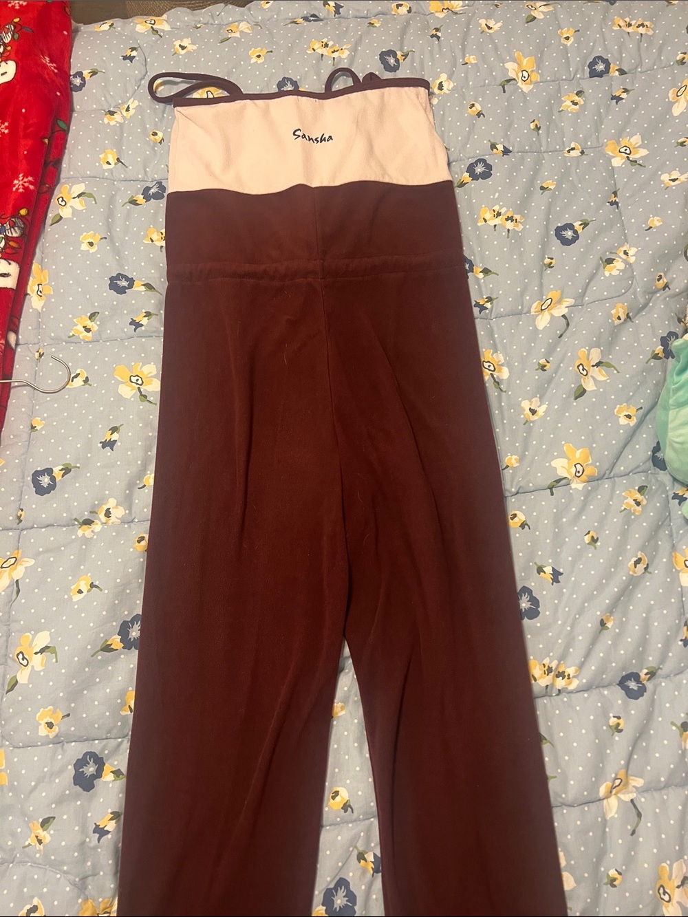 Sansha Girls' Two-Tone Brown and Cream Dance Leggings
